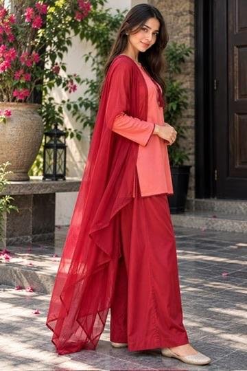 Elegant 3-Piece Cotton Suit — view 2