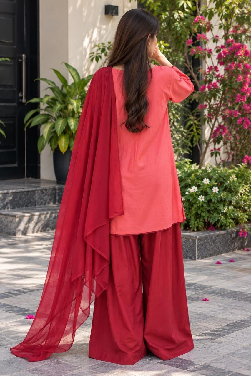 Elegant 3-Piece Cotton Suit — view 3