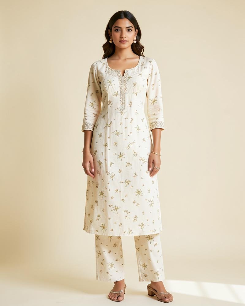 Alina Printed 2 Piece - Printed lawn shirt and trouser