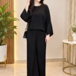Elegant Black Georgette Co-Ord Set